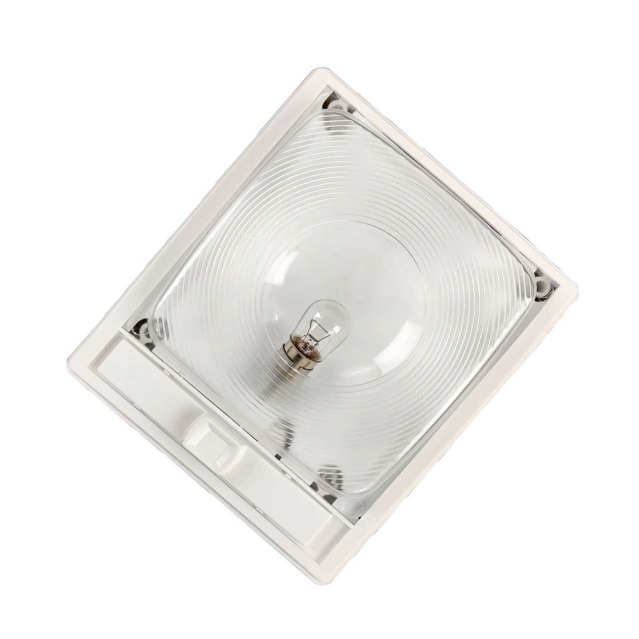Optronics Interior Ceiling Light w/ Switch 12V Incandescent Clear RV Camper
