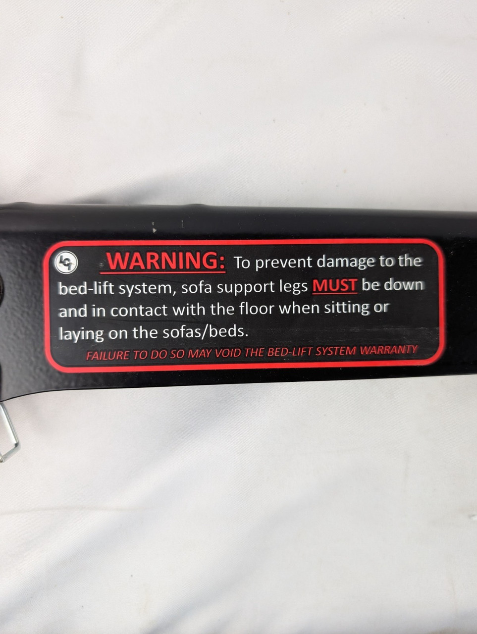 Pair of Happijac Bed Lift Hinged Sofa Brackets Mount Couch Folding Toy Hauler