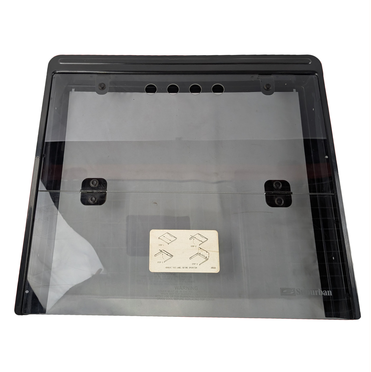 Suburban 3 Burner Stove Top & Glass Cover