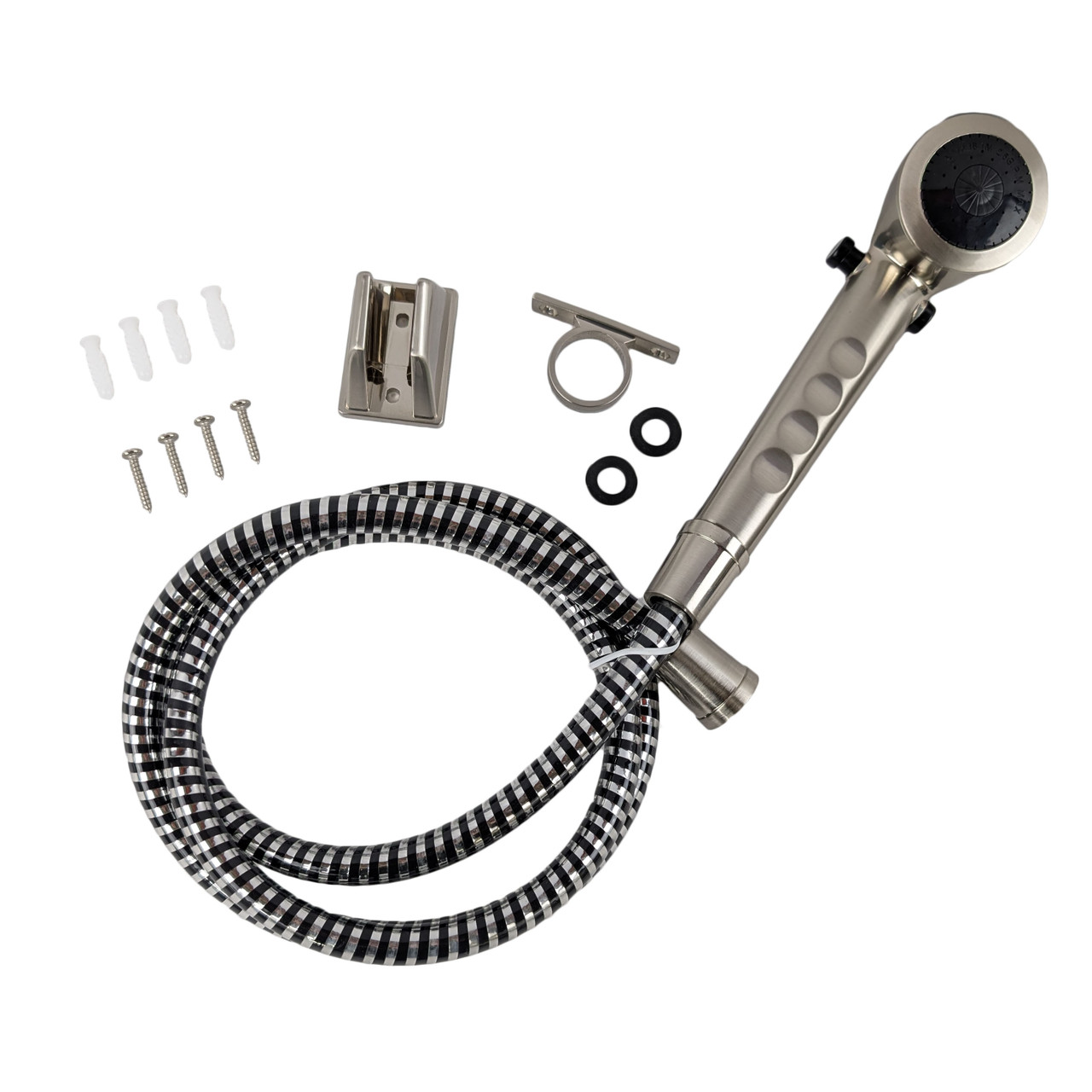 60" Shower Hose Kit Satin Nickel