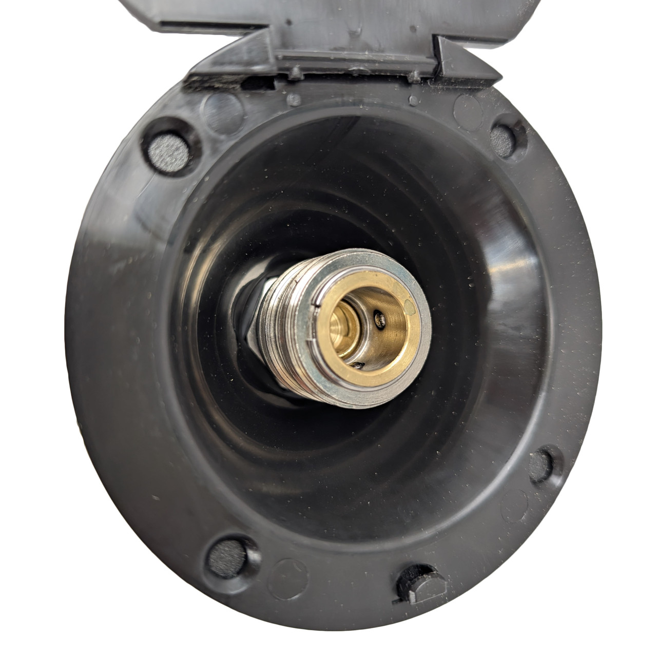 Exterior Spray Port Quick Connect - Black