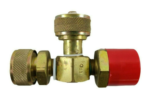 JR Products Cylinder Branch Tee 1"-20 Female x 1"-20 Male 07-30155 RV Camper