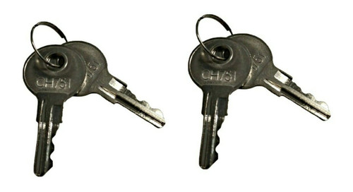 Lot of 4 CH751 Keys RV Camper Trailer Hatch Door Lock Tool Box CH 751 Key