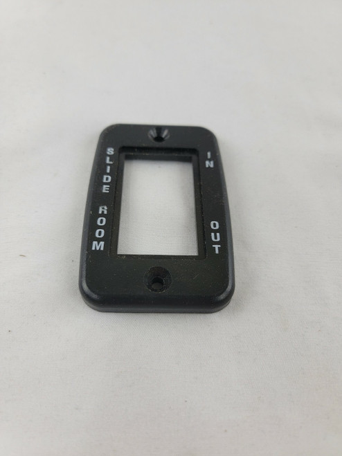 1 7/8" x 2 7/8" Slide Out Room Switch Cover Only Black Bezel Frame RV Camper