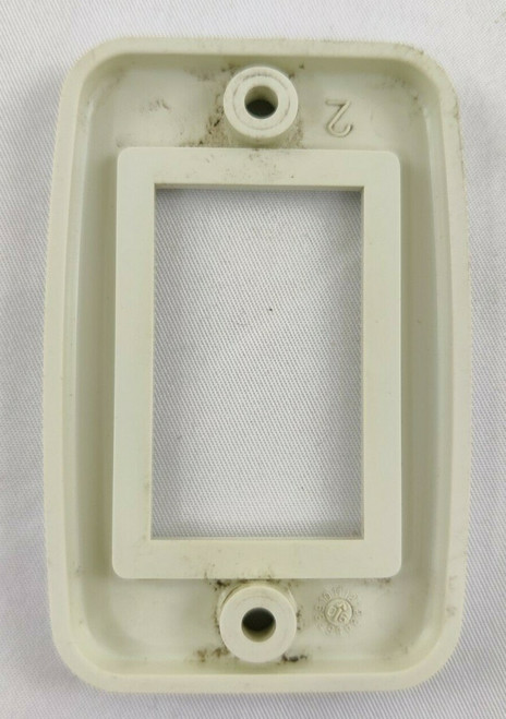 RV Slide Out Room Switch Cover Only In Out Off White Camper Trailer Bezel Frame