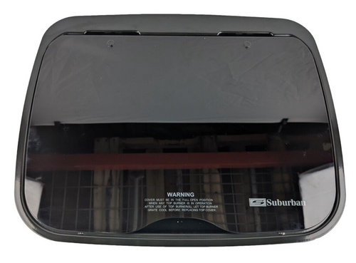 Suburban 2 Burner SDN2 Cooktop Flush Mount Glass Cover Drop In RV Camper Trailer