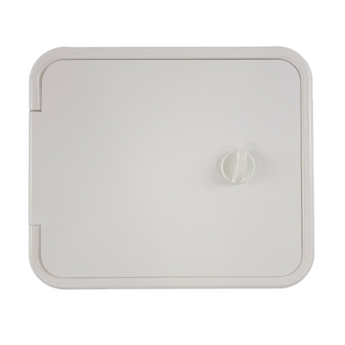 KIB Entertainment Center TV RCA Power Outlet Hatch Hookup 7.5" x 6.5" RV Camper