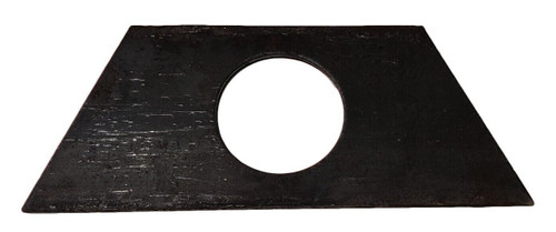 A Frame Tongue Jack Support Plate Raw Steel Weld On RV Trailer Camper