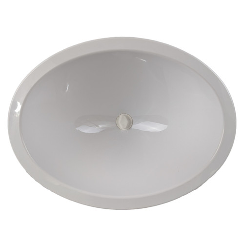 13" x 10" White Bath Sink - Plastic