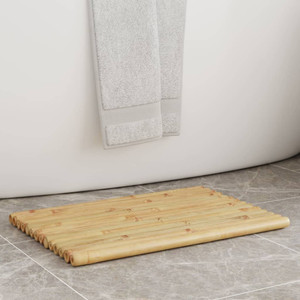  Bath Mats 2 pcs 19.7"x13.8" Bamboo A949-366456