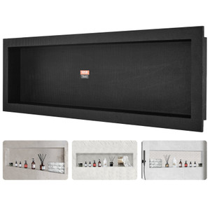 Shower Niche Ready for Tile 16" x 50", Single Shelf Organizer, Square Corners Wall-inserted Niche R E415-SLLYBK1C14YCMH2GDV0