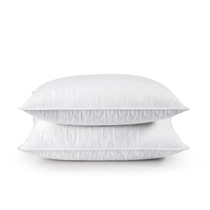 Set of 2 Machine Washable Down Feather Blend Pillow in Standard/Queen size Q280-SQDBFPS45937128