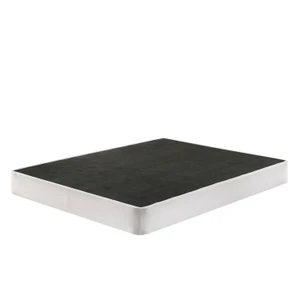 Twin size 8-inch Metal Frame Box-Spring Mattress Foundation with Cover Q280-TWBEMFD1029357