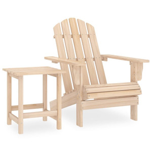  Patio Adirondack Chair with Table Solid Fir Wood A949-315922
