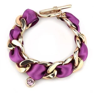 TK3065 - IP Rose Gold(Ion Plating) Stainless Steel Bracelet with Top Grade Crystal  in Rose A874-TK3065