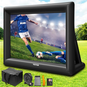 Inflatable Movie Screen 20FT Inflatable Projector Screen for outside with 350W Air Blower Inflatabl E415-QTYPS20FT110V32ESV1