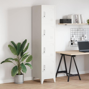  Locker Cabinet with 4 Compartments 15"x17.7"x70.9 A949-244475