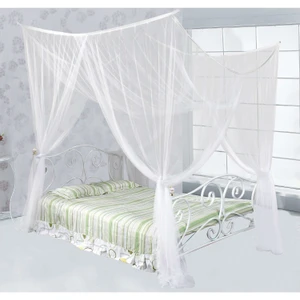 White Mosquito Net Bed Canopy Mesh Netting - size Full Queen King Q280-JRFCLEW2489281