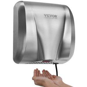 Heavy Duty Commercial Hand Dryer, 1300W Automatic High Speed Stainless Steel Warm Wind Hand Blower, E415-BGSGSJBXGZDGAR9TKV1