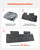 Headboard Pillow, King Size Wedge Headboard Pillow with 2 Side Pockets and 2 Headrests, Bed Wedge P E415-CTBZKINGCCHS803KE001V0