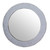 Modern Round Circular Bathroom Wall Mirror with Mosaic Glass Silver Frame Q280-NGMWV1982158