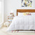 King Size Cozy All Seasons Plush White Polyester Down Alternative Comforter Q280-KIFV4599