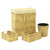 4 Piece Bathroom Set Water Hyacinth A949-247344