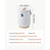 Towel Warmers for Bathroom 20L Heated Towel Bucket with LED Display, Rapid Heating, 4 Adjustable Ti E415-MJJRTBS20LLESF7NE001V1