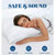 Set of 2 Machine Washable Down Alternative Bed Pillow with Cotton Cover - Queen Q280-SDAMPST259346851