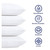 Set of 4 - Standard size Down Alternative Pillows - Machine Washable Q280-SDAMCPF45936712