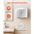 Hand Dryer, 1300W Bathroom Air Hand Dryer, Automatic High Speed with HEPA Filter, Fast Drying, Prem E415-BGSGSJYSZDGY2PXIW001V1