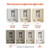 Lighted Medicine Cabinet with Mirror, 20 x 28 in Recessed or Wall Mount, 3 Color Dimmable LED Bathr E415-LEDJXJJ2028ISY30U001V1