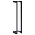  Towel Rack Black 5"x5"x23.6" Iron A949-325919