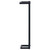  Towel Rack Black 5"x5"x23.6" Iron A949-325919