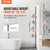 Shower Corner Caddy Tension Pole, 56" to 114" High, Multi-Functional Shower Tension Pole with Stron E415-SCTPBXGSXKKSFD0OHV0