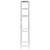  3-Tier Storage Rack over Toilet Silver 20.9"x11"x66.5 A949-282464