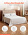 4-Piece Bed Sheet Set - King Size, 100% Brushed Microfiber Bedding Set with 2 Pillowcases, 1 Flat S E415-CXXWCDTZ4JKIBCDOPV0