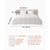 Queen Duvet Cover Set, 100% Cotton, 3 Pieces Bedding Set Queen Size with 1 Duvet Cover 90 x 90 in a E415-YRBTSJTZMQUEYDP3V001V0