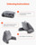 Reading Pillow, Standard Size Bed Pillow with Shredded Memory Foam, Back Pillow with 3 Pockets and  E415-CGYDZSTANDARWEC2U001V0