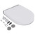  Soft-close Toilet Seat with Quick-release Design White Square A949-141765