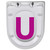  Soft-close Toilet Seat with Quick-release Design White Square A949-141765