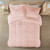 Full/Queen Pink Blush Soft Sherpa Faux Fur 3-Piece Comforter Set Q280-BLPFQCS7953891