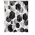 72"W x 72"H Black White Hexagonal Pattern Polyester Shower Curtain Q280-BLKPSH7272