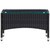  5 Piece Patio Lounge Set With Cushions Poly Rattan Black A949-45893