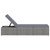  Sun Lounger with Cushion Poly Rattan Gray A949-46220