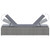  Sun Lounger with Cushion Poly Rattan Gray A949-46220
