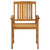  Patio Chairs with Cushions 2 pcs Solid Acacia Wood A949-3061213