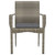  Patio Chairs with Cushions 4 pcs Poly Rattan Gray A949-319884