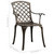  3 Piece Bistro Set Cast Aluminum Bronze A949-315591