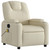  Massage Recliner Chair Cream Faux Leather A949-3205980